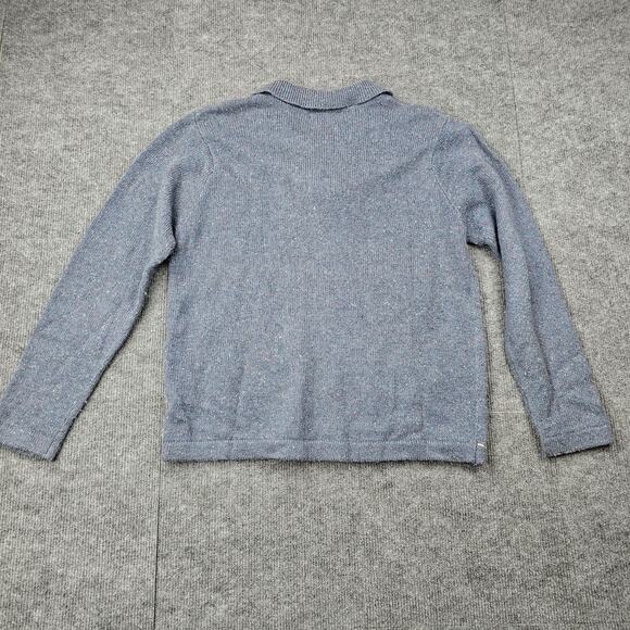 Basic Editions Holiday Sweater Womens Medium Zip Cardigan Christmas Wool Novelty - Picture 7 of 7